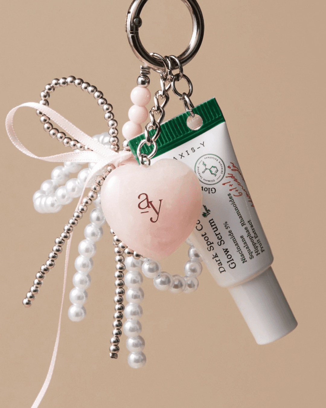 Heart Guasha Keyring – AXIS-Y