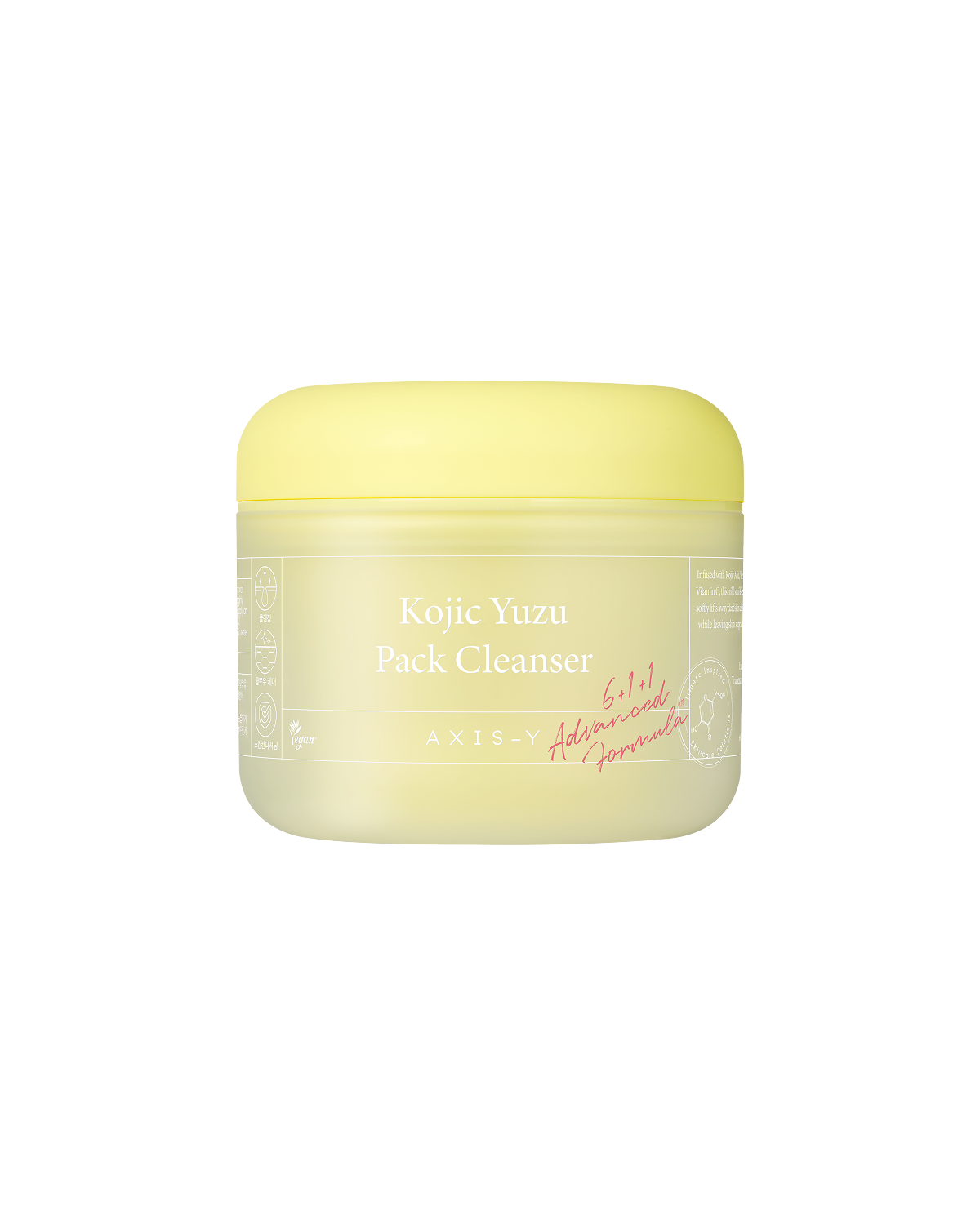 AXIS-Y Kojic Yuzu Pack Cleanser - 95% Sunscreen Removal