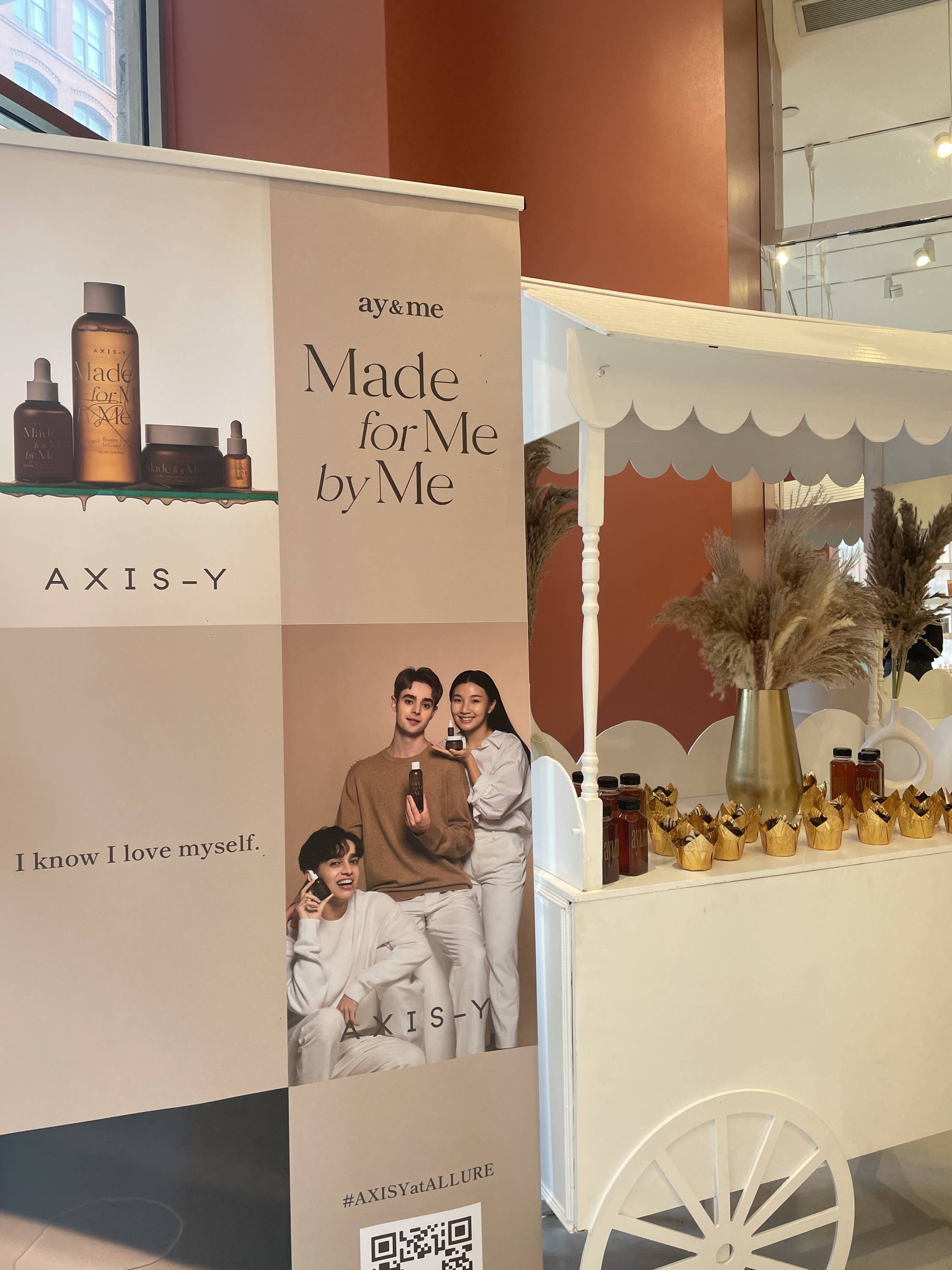ay&me Launch Event in Allure Store, New York City