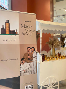 ay&me Launch Event in Allure Store, New York City